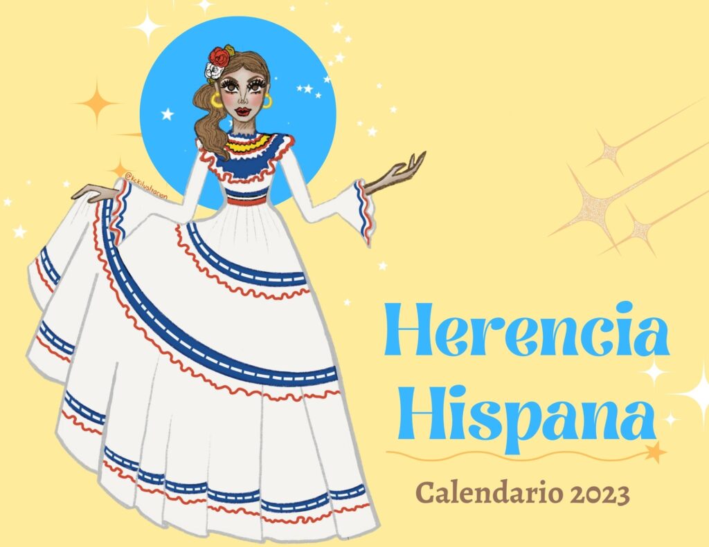 Hispanic Heritage Calendar 2023, Calendario de pared de la herencia hispana